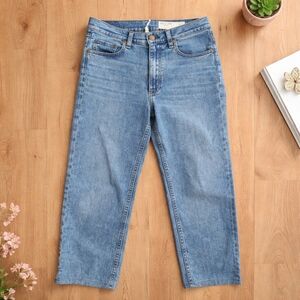 Rag & Bone Women's 24 Jeans Blue Marlow Mid-Rise Ankle Straight
